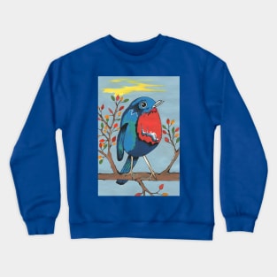 FUNNY Bird Painting Crewneck Sweatshirt